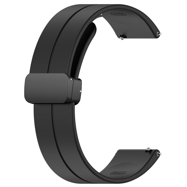 Curea smartwatch Techsuit Watchband 22mm (W011) compatibil cu Huawei Watch GT 2 (46mm)/GT 2 Pro/GT 3 Pro (46mm)/Ultimate, Xiaomi Watch S, Negru