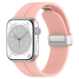 Curea smartwatch Techsuit Watchband (W011) compatibil cu Apple Watch 1/2/3/4/5/6/7/8/9/10/11/SE/SE 2/SE 3/Ultra/2/3 (42/44/45/46/49mm), Roz