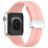 Curea smartwatch Techsuit Watchband (W011) compatibil cu Apple Watch 1/2/3/4/5/6/7/8/9/10/11/SE/SE 2/SE 3/Ultra/2/3 (42/44/45/46/49mm), Roz