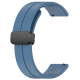 Curea smartwatch Techsuit Watchband 20mm (W011) compatibil cu Samsung Galaxy Watch 4/5/Active 2, Huawei Watch GT 3 (42mm)/GT 3 Pro (43mm), Albastru