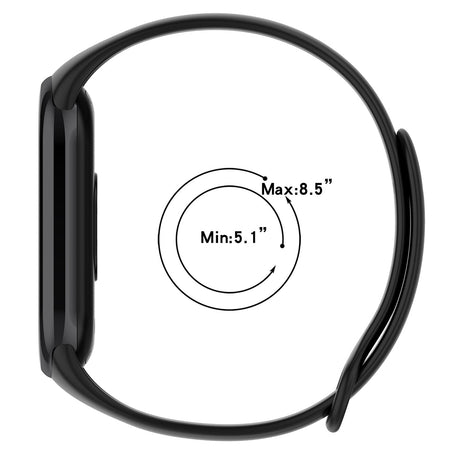 Curea smartwatch Techsuit Watchband (W014) compatibil cu Xiaomi Mi Band 8 / 8 NFC / 9 / 9 NFC / 10, Albastru Cer