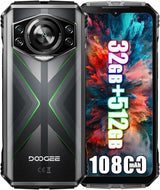 Doogee S200 mobiltelefon, 5G, dupla kijelző (6,72"+1,32") 2.4K AMOLED, 12 GB RAM (12 GB + 20 GB bővíthető), 256 GB ROM, 100 MP, Android 14, Dimensity 7050, 10100mAh, dupla SIM