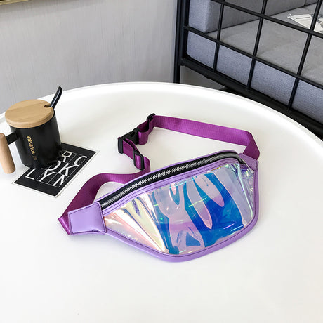 Techsuit Casual Waist Bag (CWB2), Transparent, with Belt for Recreational Activity, Fitness, Mov