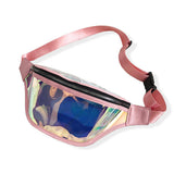 Techsuit Casual Waist Bag (CWB2), Transparent, with Belt for Recreational Activity, Fitness, Albastru