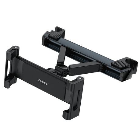Suport Baseus JoyRide Pro (SUTQ000001), for Phone/Tablet, Headrest Installation, Silicone Pads, 360°, Foldable, Negru