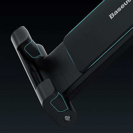 Suport Baseus JoyRide Pro (SUTQ000001), for Phone/Tablet, Headrest Installation, Silicone Pads, 360°, Foldable, Negru