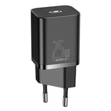 Incarcator Baseus Super Si (TZCCSUP-L01), Type-C Cable Included, USB-C, PD25W, 3A, 1m, Negru