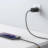 Incarcator Baseus Super Si (TZCCSUP-L01), Type-C Cable Included, USB-C, PD25W, 3A, 1m, Negru