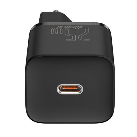 Incarcator Baseus Super Si (TZCCSUP-L01), Type-C Cable Included, USB-C, PD25W, 3A, 1m, Negru