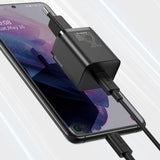Incarcator Baseus Super Si (TZCCSUP-L01), Type-C Cable Included, USB-C, PD25W, 3A, 1m, Negru