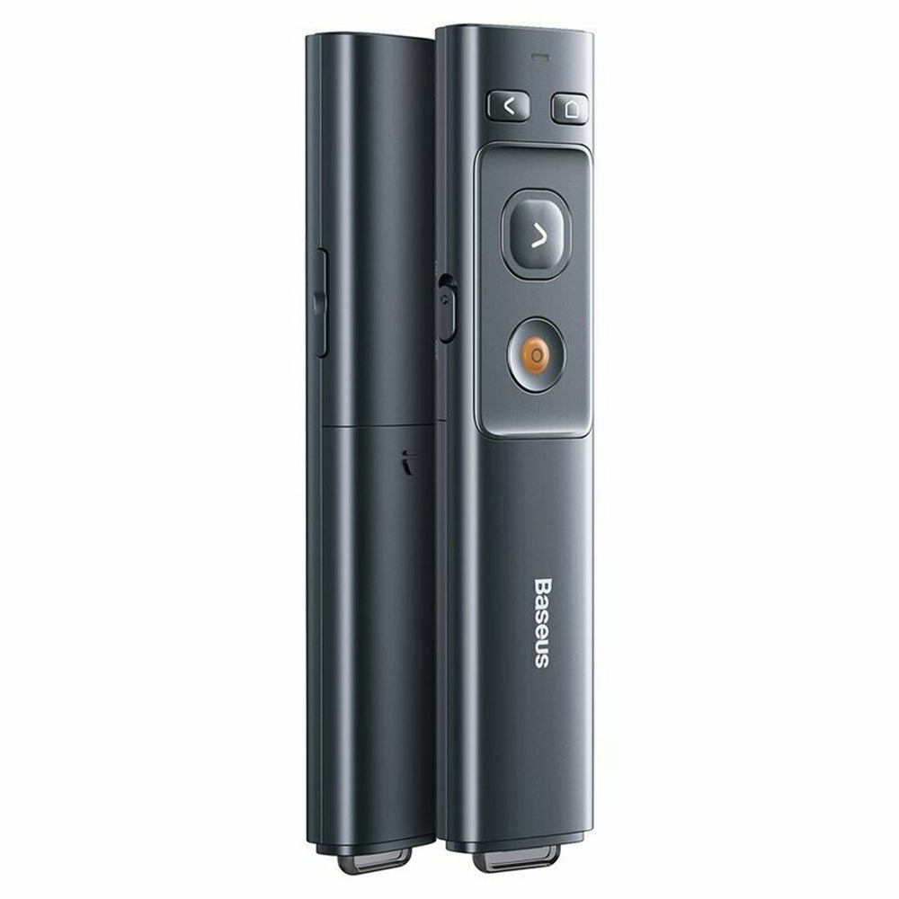 Gadget Baseus Wireless Laser Pointer (ACFYB-0G), with Remote Control Infrared System, for Windows/Mac, Magnet Design, Gri