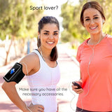 Techsuit Sports Armband (TH20), with Velcro, for Phones, max 6.8", Roz