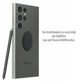 Suport Techsuit (set de 2) Metal Plate (MP02), with PU Leather Cover, Negru