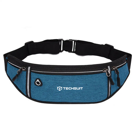 Techsuit Waist Bag (CWB3), with Belt for Recreational Activity, Fitness, Albastru