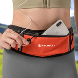 Techsuit Waist Bag (CWB3), with Belt for Recreational Activity, Fitness, Gri
