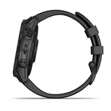 Garmin fenix 7s Sapphire Solar, Okosóra, Titanium DLC, Carbon Gray