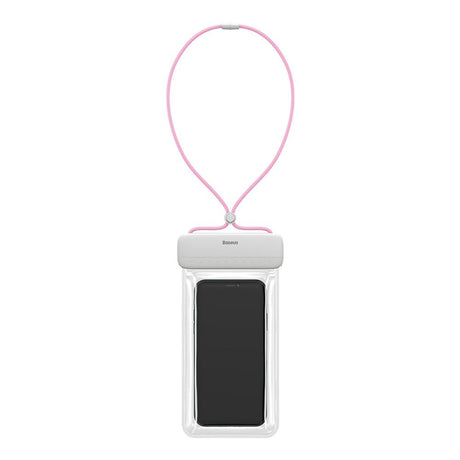 Baseus Waterproof Case Let"s Go (ACFSD-D24), Universal Cover for Mobile Phones, IPX8, max 7.2", Roz
