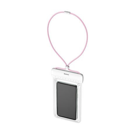 Baseus Waterproof Case Let"s Go (ACFSD-D24), Universal Cover for Mobile Phones, IPX8, max 7.2", Roz