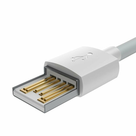 Cablu Baseus (TZCALZJ-02), USB-Lightning, 2.4A, 1.5m, Alb