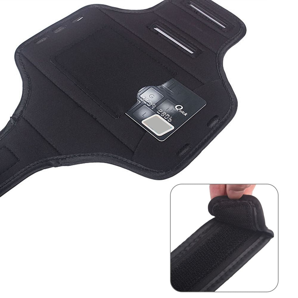 Techsuit Sports Armband (TH20), with Velcro, for Phones, max 6.8", Negru
