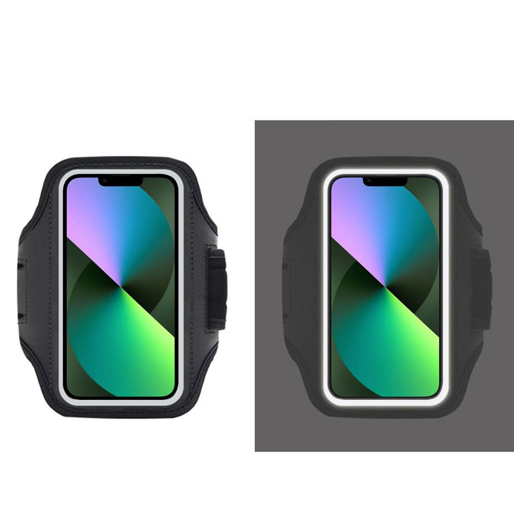 Techsuit Sports Armband (TH20), with Velcro, for Phones, max 6.8", Negru