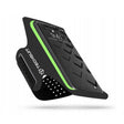 Techsuit Sports Armband (TH10), with Velcro, for Phones, max 6.5", Negru / Green