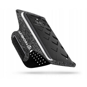 Techsuit Sports Armband (TH10), with Velcro, for Phones, max 6.5", Gri / White