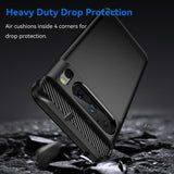 Husa de protectie Techsuit Carbon Silicone compatibil cu Google Pixel 8 Pro, Negru