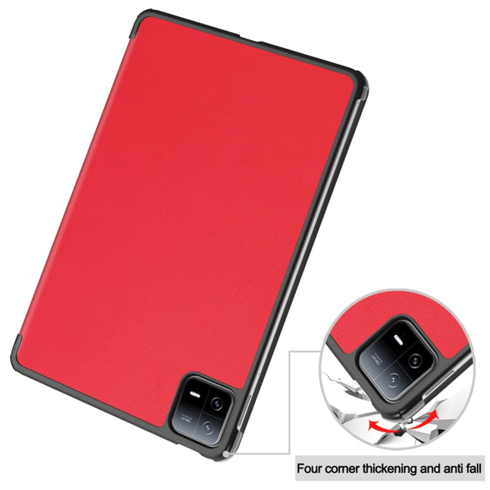 Husa de protectie tableta Techsuit FoldPro compatibil cu Xiaomi Pad 6 / Pad 6 Pro, Rosu