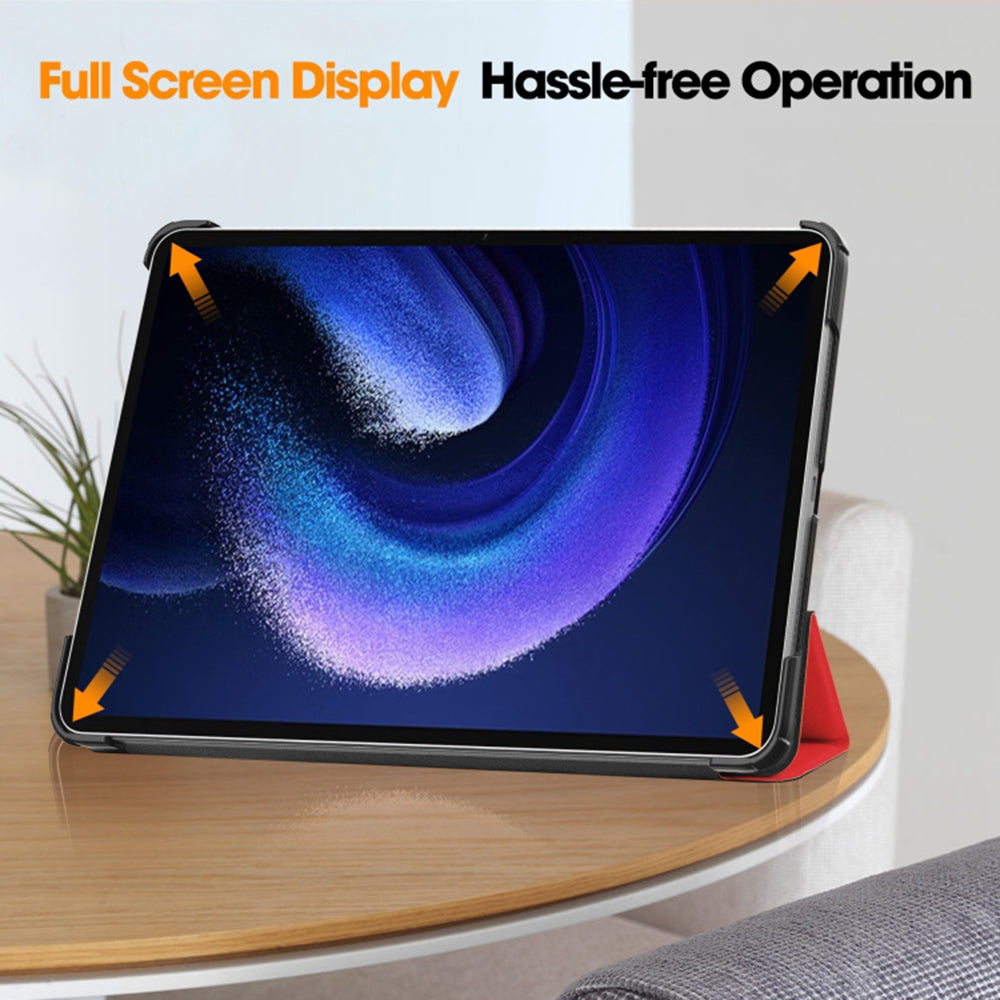 Husa de protectie tableta Techsuit FoldPro compatibil cu Xiaomi Pad 6 / Pad 6 Pro, Rosu