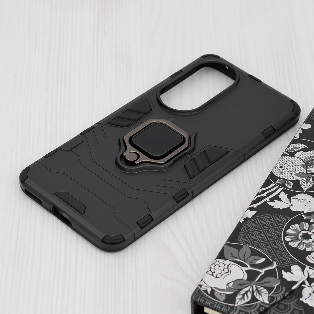 Husa de protectie Techsuit Silicone Shield compatibil cu Honor 90, Negru