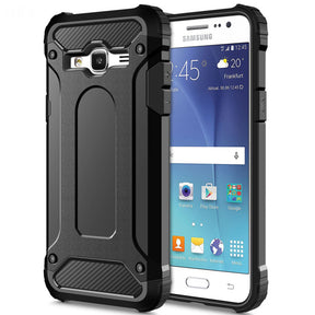 Husa de protectie Techsuit Hybrid Armor compatibil cu Samsung Galaxy J5 2015 J500, Negru