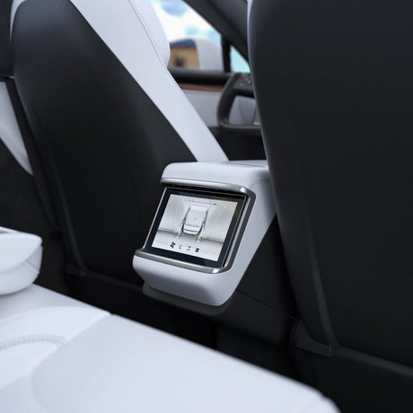 Folie de protectie Spigen Glas.tR Slim Anti-Glare compatibil cu Tesla Model X 2022 / Model S 2021, Negru