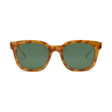Techsuit Sunglasses Polarised (2050), for Women with UV Protection, Metal and PC, Verde Leopard