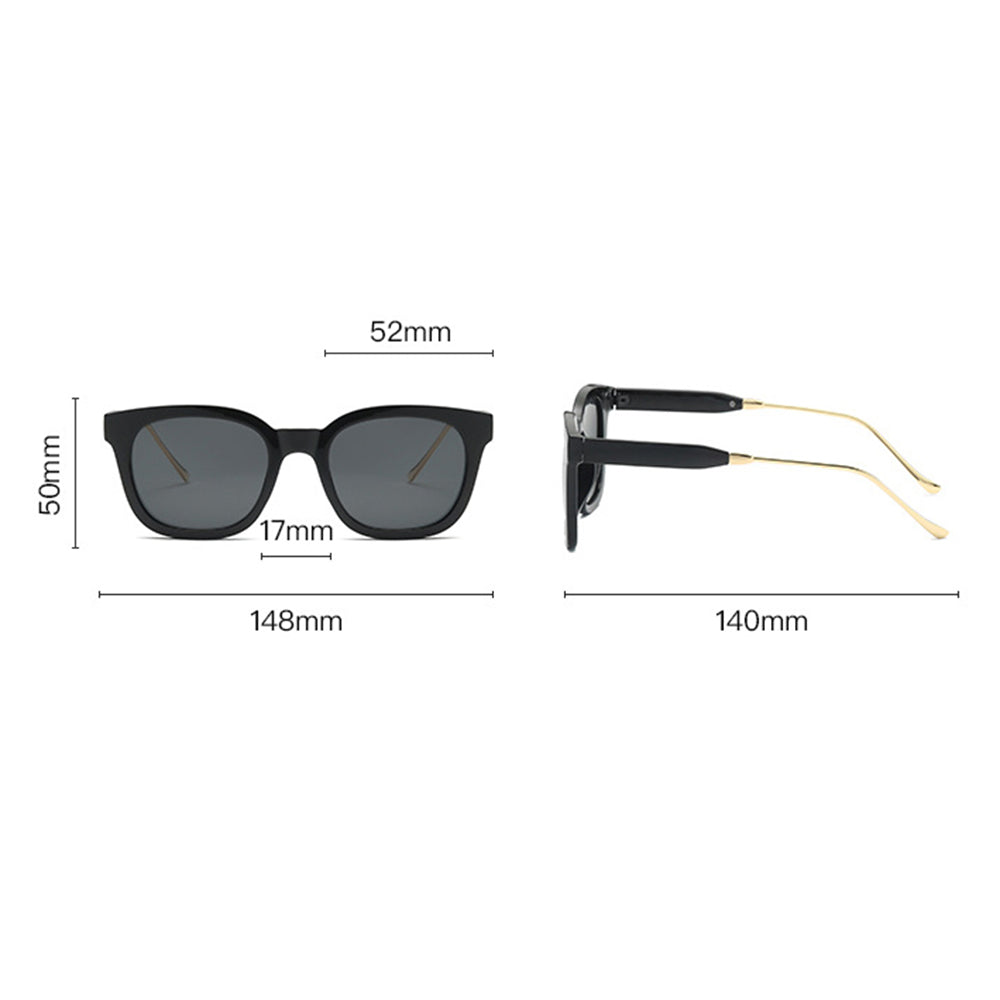 Techsuit Sunglasses Polarised (2050), for Women with UV Protection, Metal and PC, Verde Leopard
