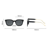 Techsuit Sunglasses Polarised (2050), for Women with UV Protection, Metal and PC, Verde Leopard