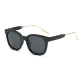 Techsuit Sunglasses Polarised (2050), for Women with UV Protection, Metal and PC, Bright Black
