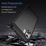 Husa de protectie Techsuit Carbon Silicone compatibil cu Nothing Phone (2), Negru