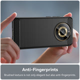 Husa de protectie Techsuit Carbon Silicone compatibil cu Realme 11, Negru