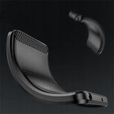 Husa de protectie Techsuit Carbon Silicone compatibil cu Xiaomi Redmi Note 12S, Negru