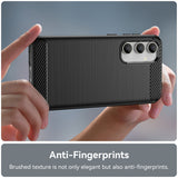 Husa de protectie Techsuit Carbon Silicone compatibil cu Samsung Galaxy S23 FE, Negru