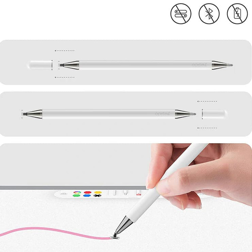 Stylus Yesido ST04, Pasiv, Aluminiu, Alb