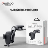 Suport Yesido (C130), Gravity Grip for Dashboard, Adjustable Suction Cup Holder, Negru