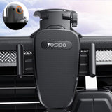 Suport Yesido (C130), Gravity Grip for Dashboard, Adjustable Suction Cup Holder, Negru