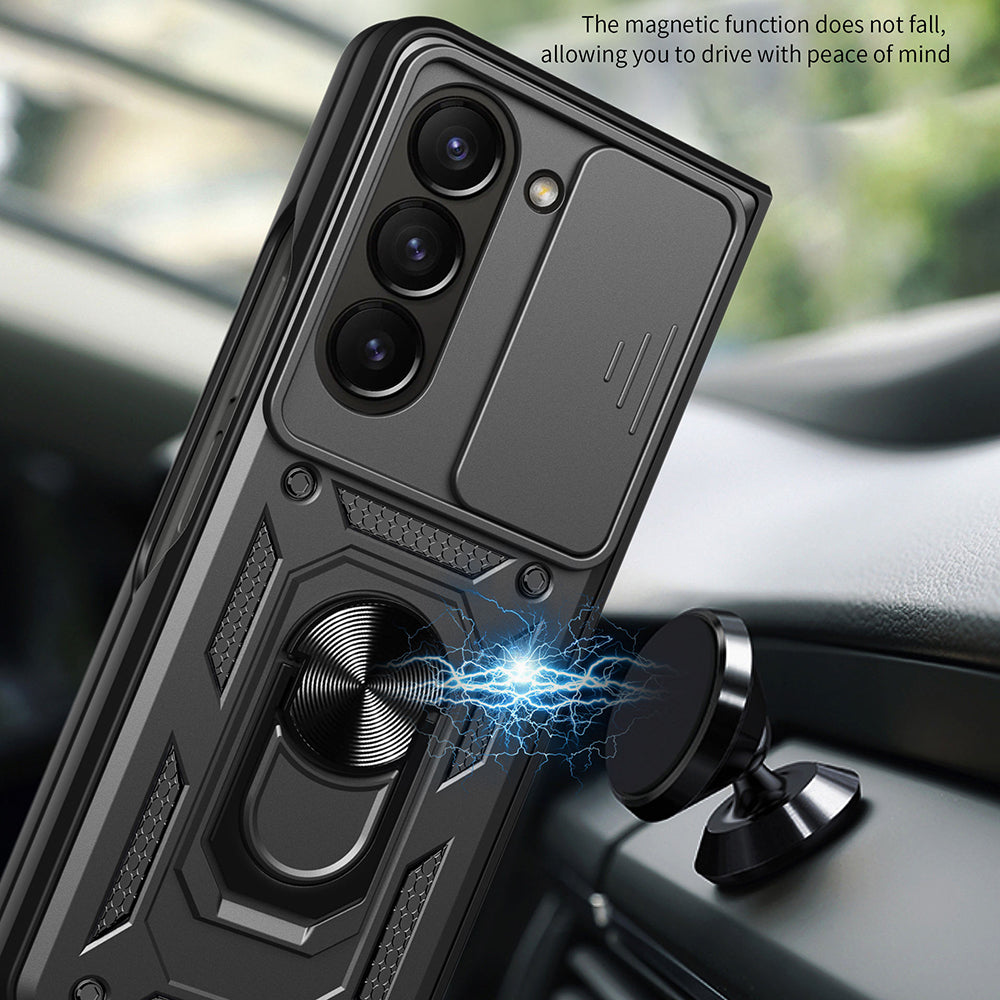 Husa de protectie Techsuit CamShield Series compatibil cu Samsung Galaxy Z Fold5, Negru