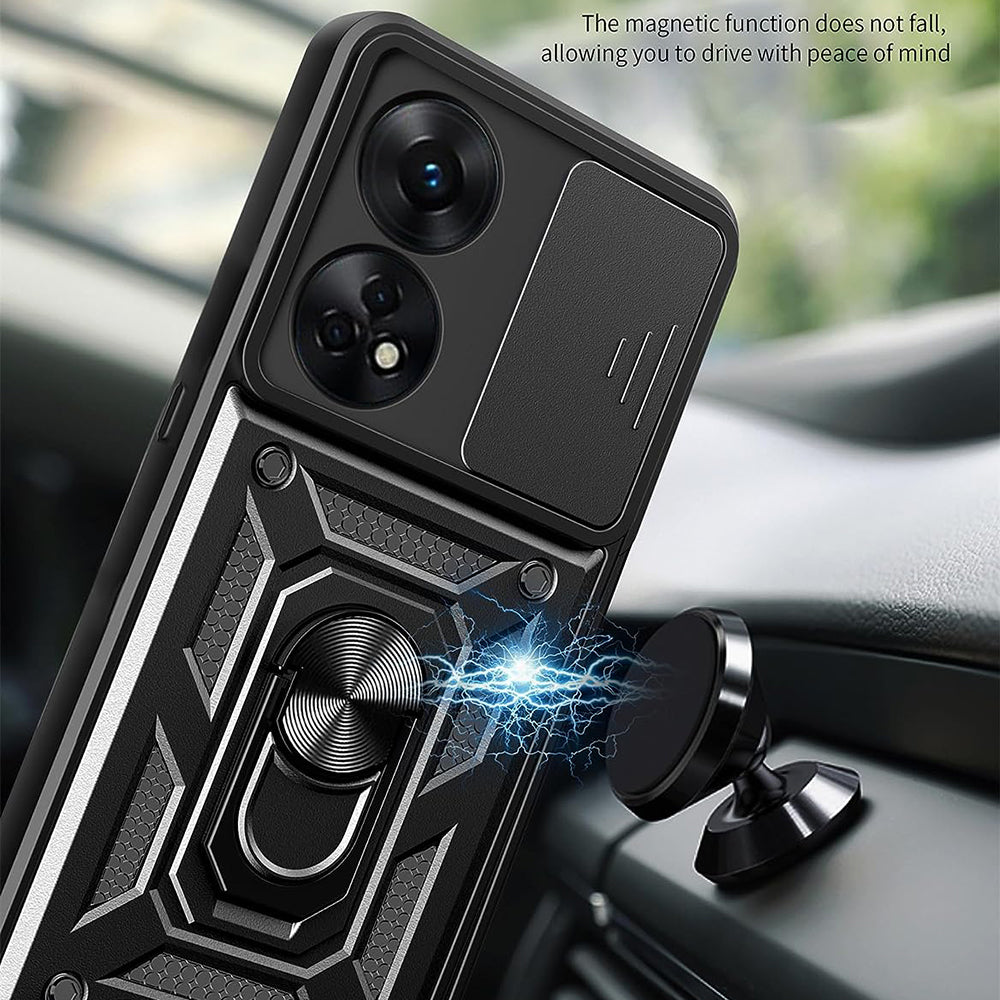 Husa de protectie Techsuit CamShield Series compatibil cu Oppo A98 5G, Negru