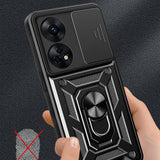 Husa de protectie Techsuit CamShield Series compatibil cu Oppo A98 5G, Negru