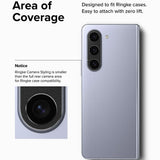 Folie de protectie Ringke Camera Styling compatibil cu Samsung Galaxy Z Fold5, Negru