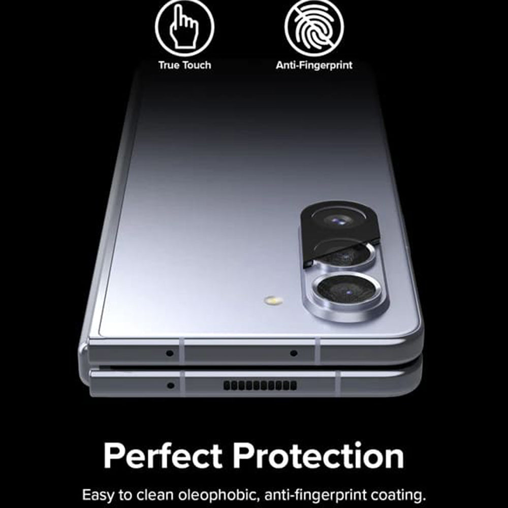 Folie de protectie Ringke Camera Glass (set de 2) compatibil cu Samsung Galaxy Z Fold5, Negru