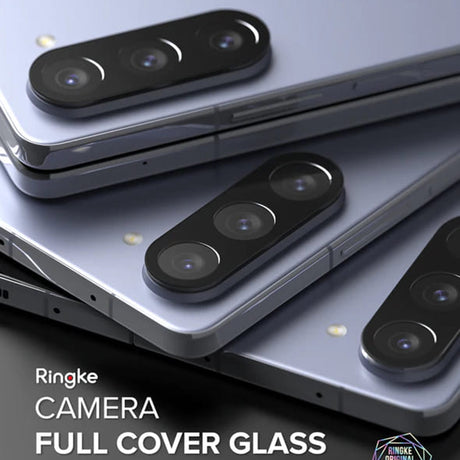 Folie de protectie Ringke Camera Glass (set de 2) compatibil cu Samsung Galaxy Z Fold5, Negru